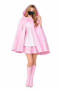 Baby Pink Thin PVC Dress G3913