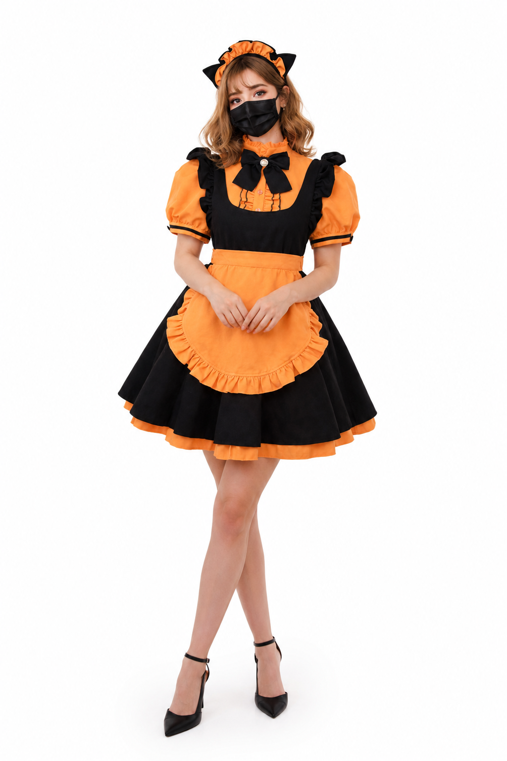 Gelbes Baumwollkleid G3924