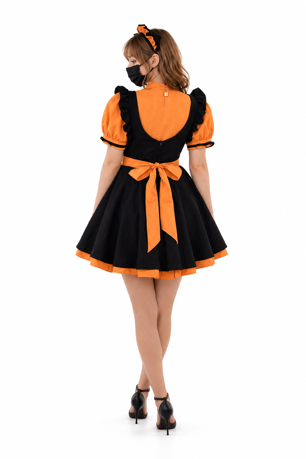 Gelbes Baumwollkleid G3924