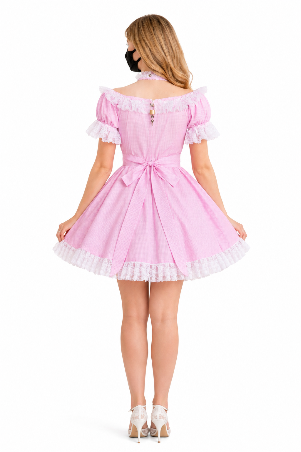 Babyrosa Baumwollkleid G3925