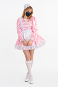 Baby Pink Satin Dress G3931