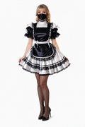 Silver Satin Dress G3932
