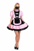 Black Thin PVC Dress G3943