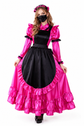 Hot Pink Satin Dress G3948