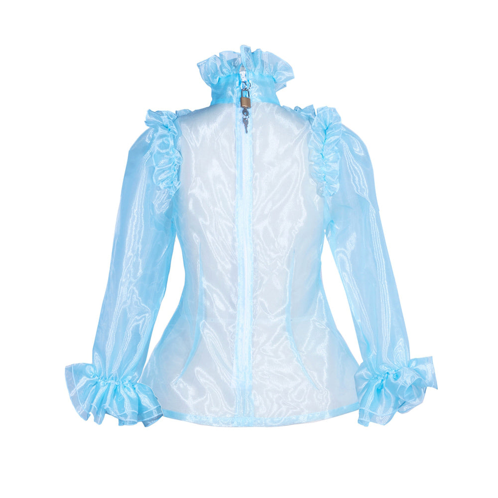 Chemisier en Organza Bleu Layette G3950