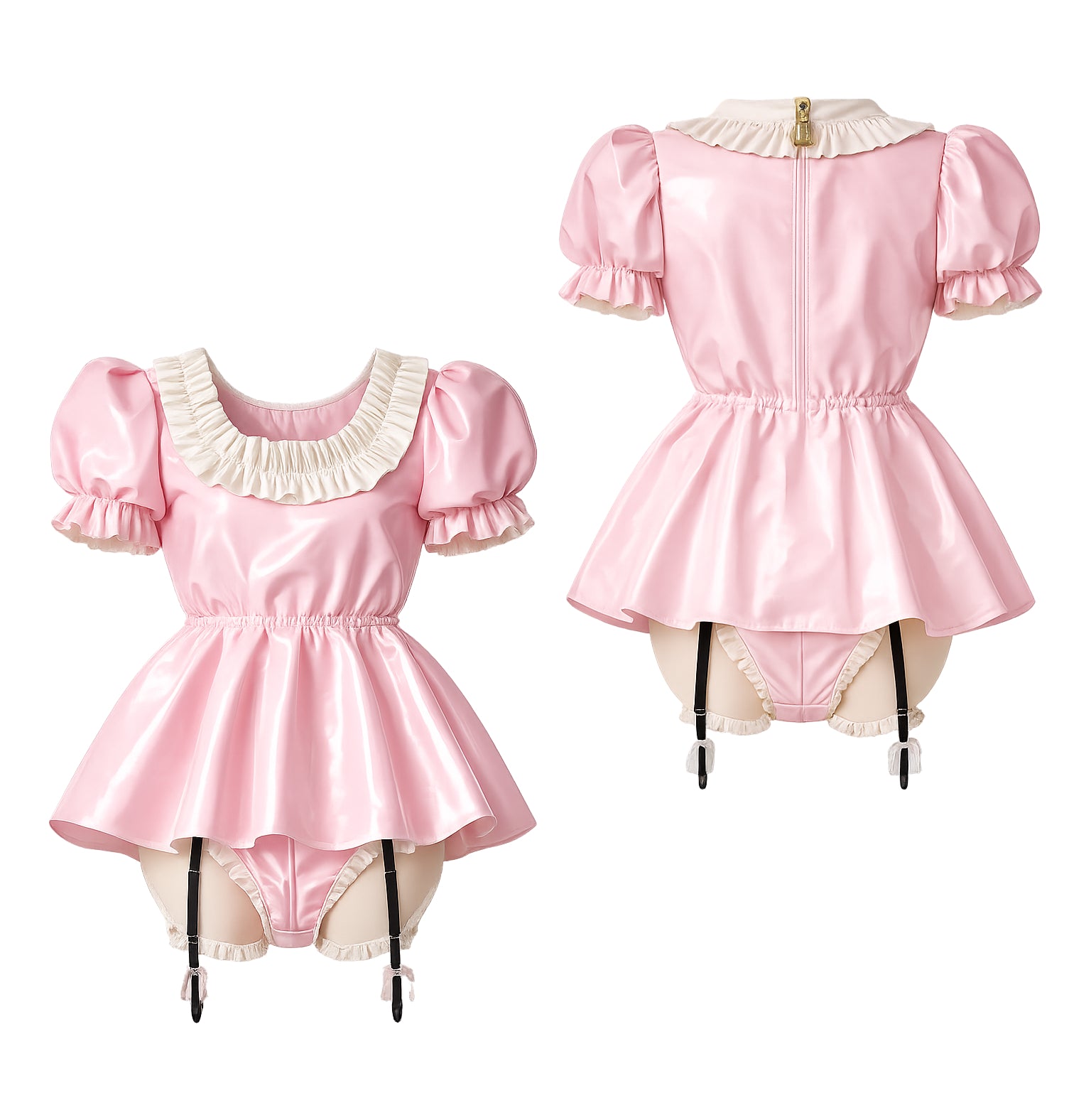 Grenouillère Bébé Rose en PVC Fin G3999