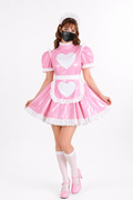 Baby Pink Thin PVC Dress G4003