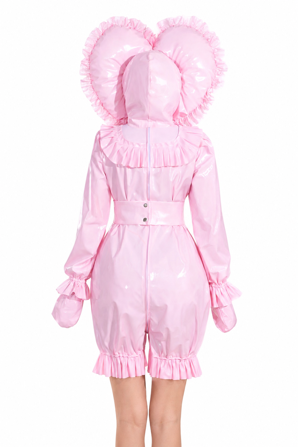 Baby Pink Thin PVC Bodysuit Outfit G4012