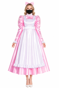 Baby Pink Satin Dress G4043