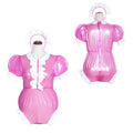 Hot Pink Clear PVC Romper G4067