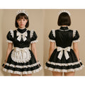 Black Satin sissy maid Dress G4085