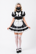 Black Satin Dress G4085