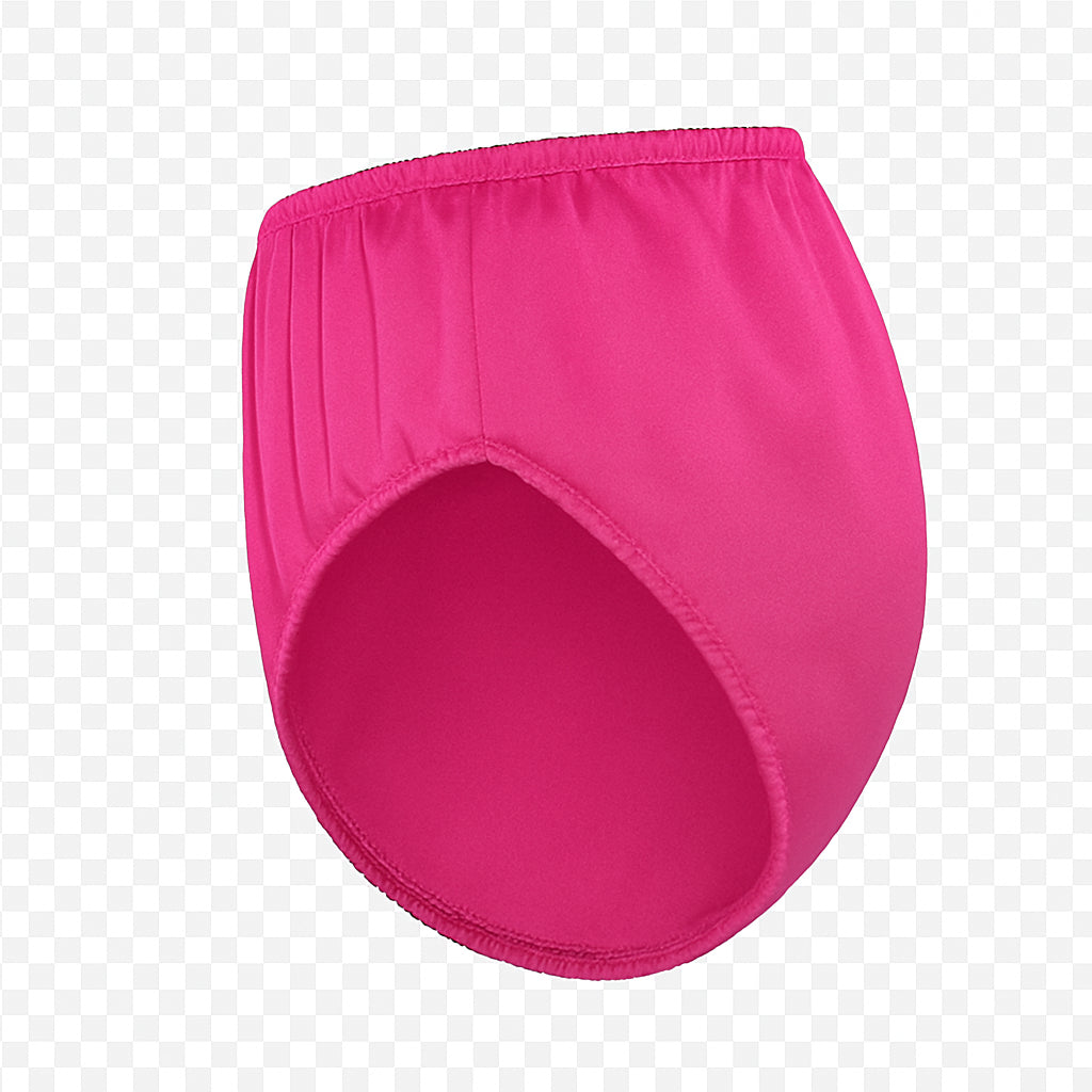 Hot Pink Satin Panties G4086