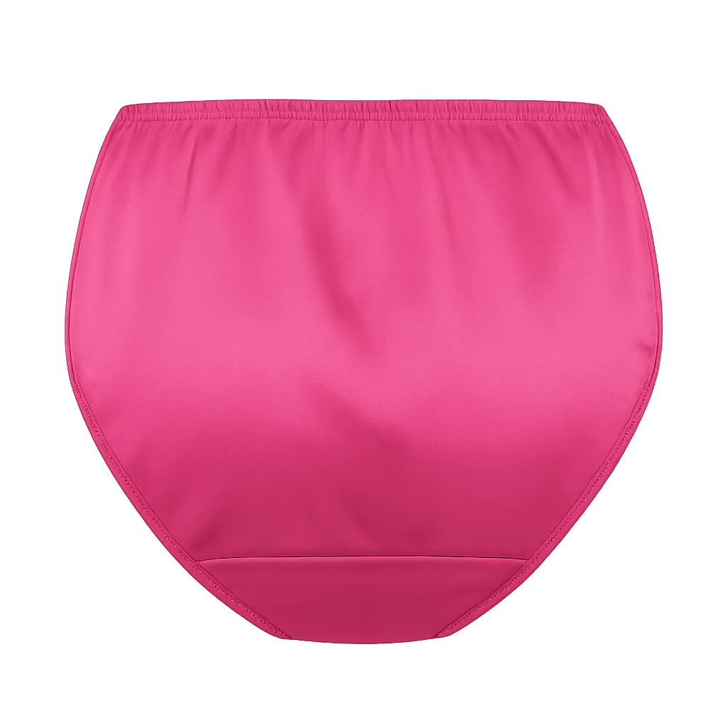 Hot Pink Satin Panties G4086