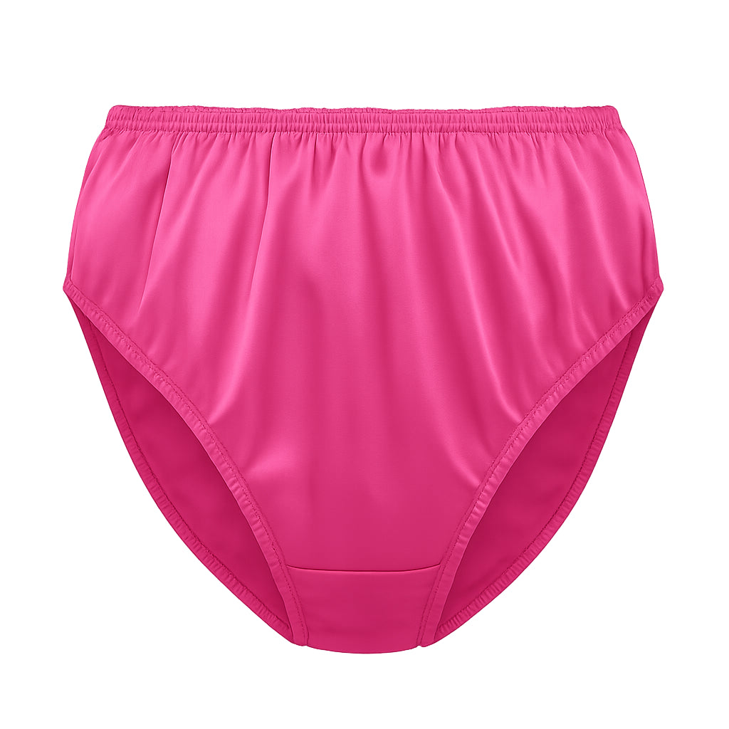 Culotte en satin rose vif G4086