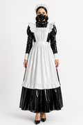 Black Thin PVC Dress G4097