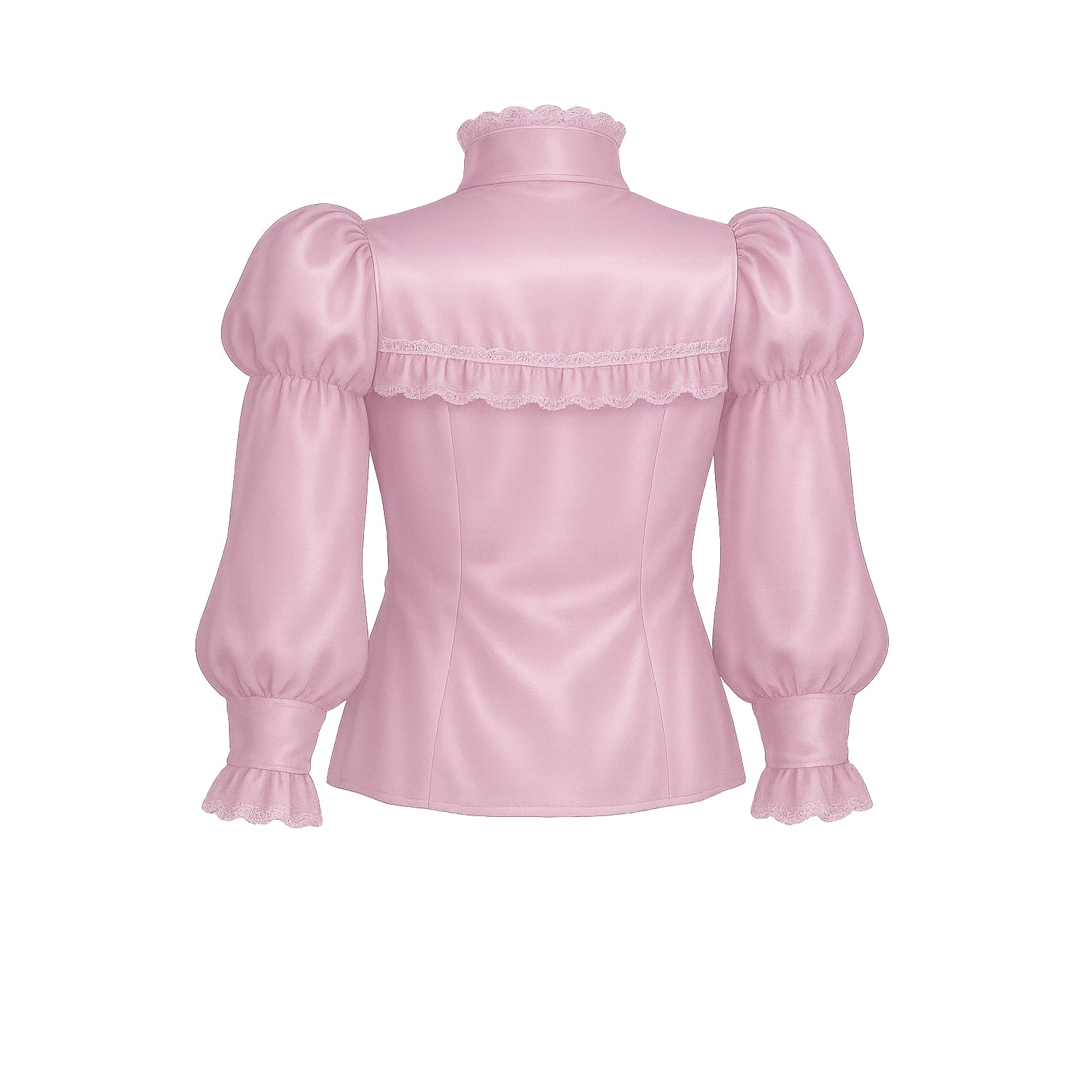 Baby Pink Satin Blouse G4107
