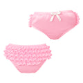 Baby Pink Satin Ruffle Panties G4113