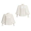 Chemisier en PVC fin blanc G4117
