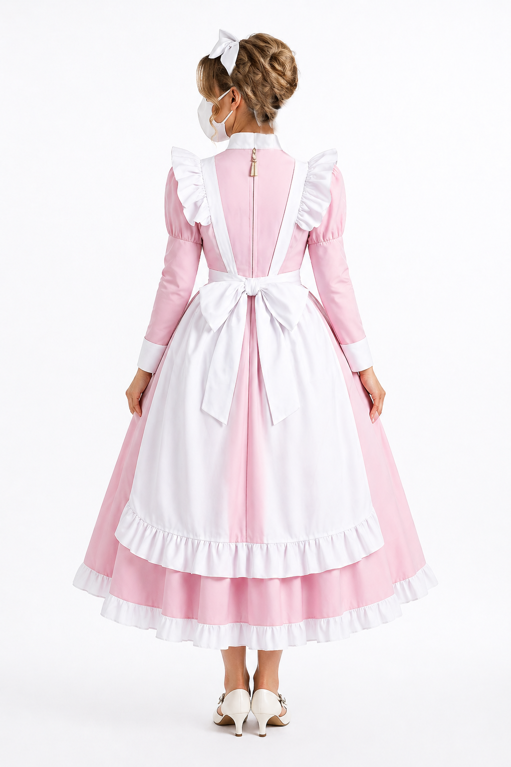 Rosa Baumwollkleid G4132