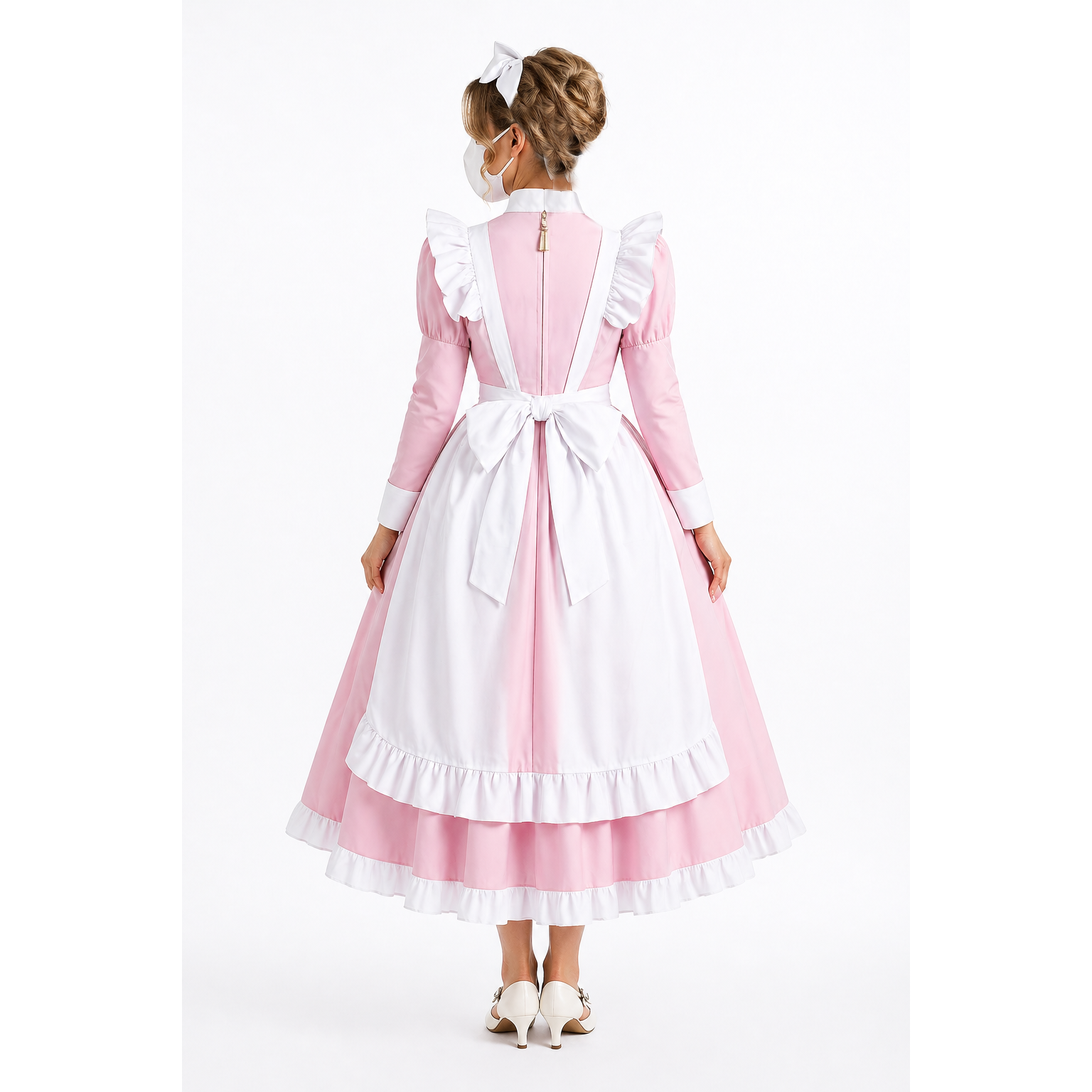 Rosa Baumwollkleid G4132