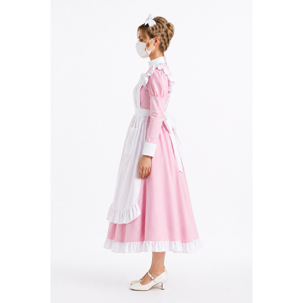 Rosa Baumwollkleid G4132