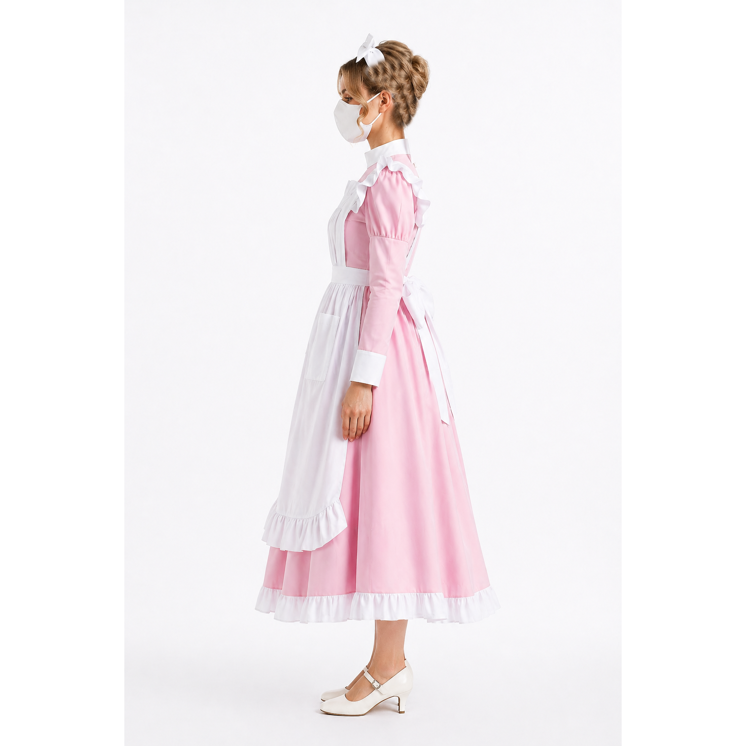 Rosa Baumwollkleid G4132