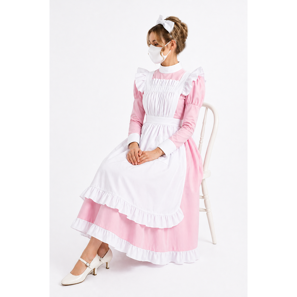 Rosa Baumwollkleid G4132