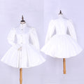 weißes, dünnes PVC-Kleid G535