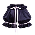 schwarzer Satin-Slip G592
