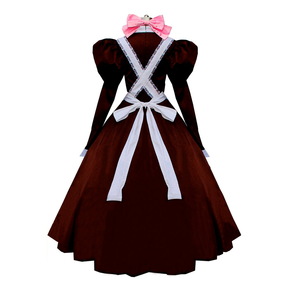 braunes Baumwollkleid G594