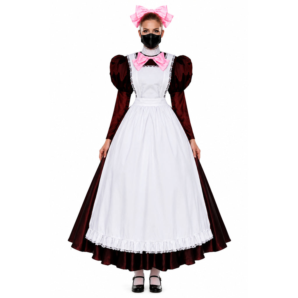 braunes Baumwollkleid G594