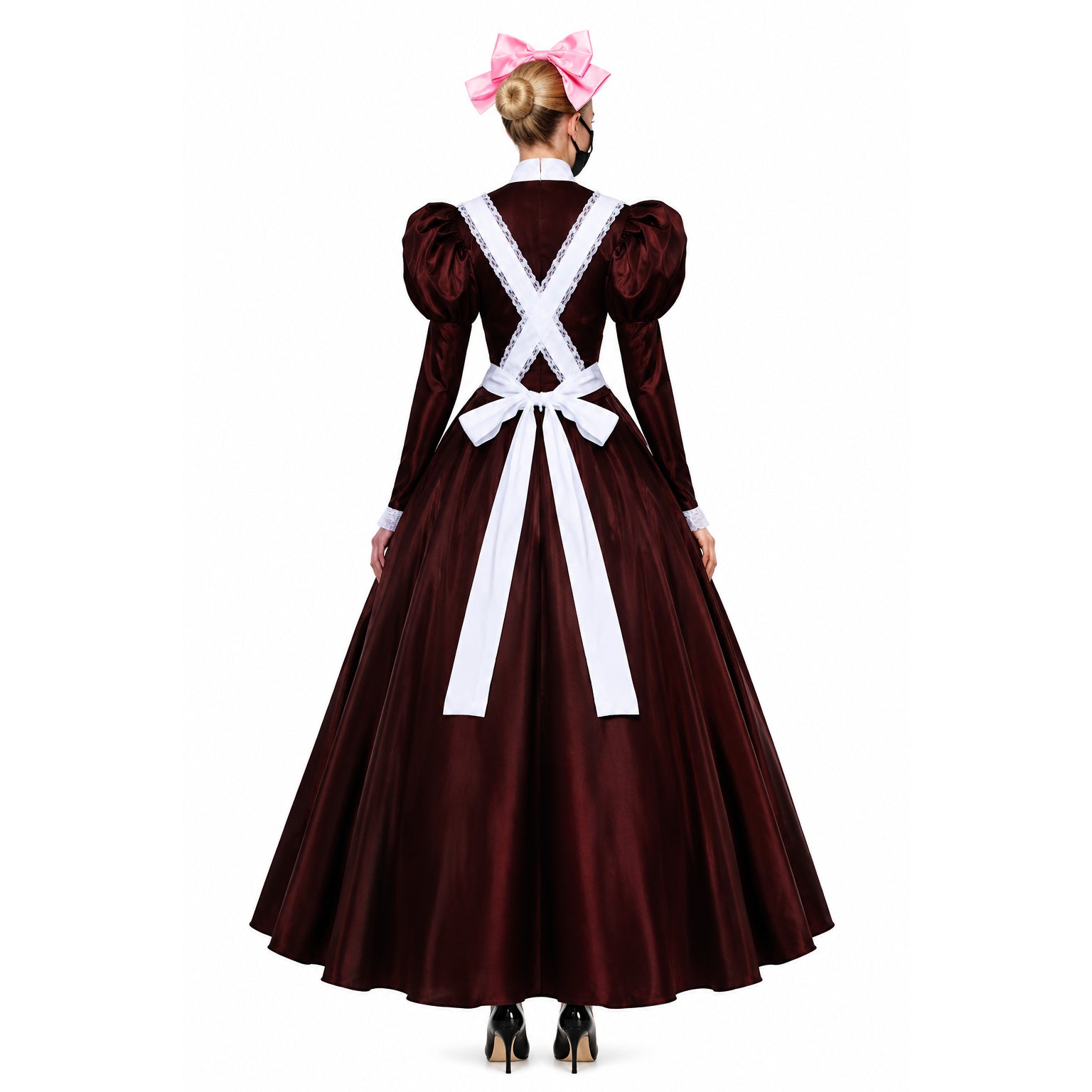 braunes Baumwollkleid G594