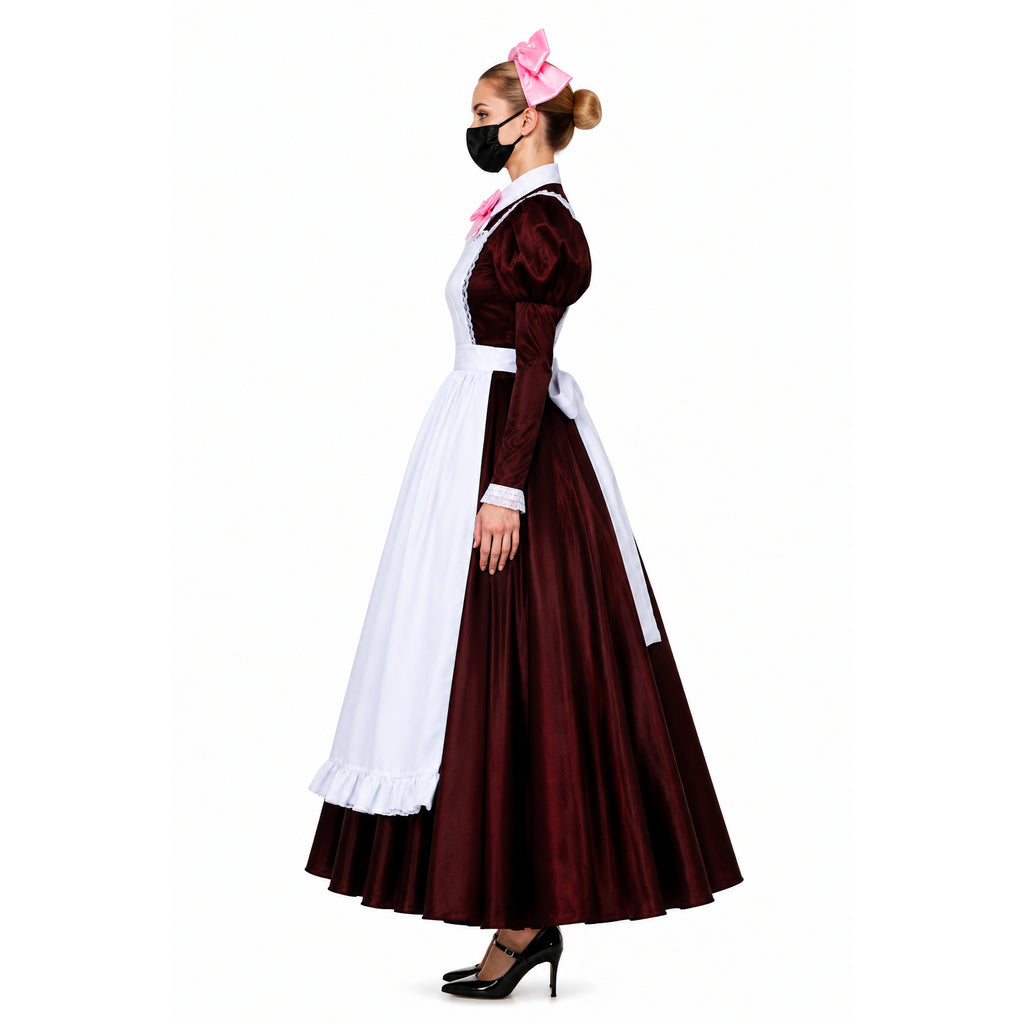 braunes Baumwollkleid G594