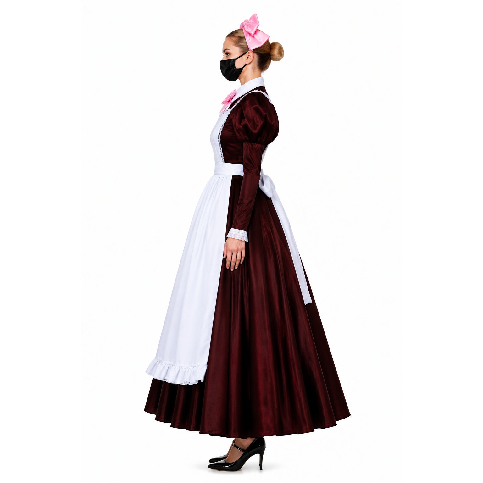 braunes Baumwollkleid G594