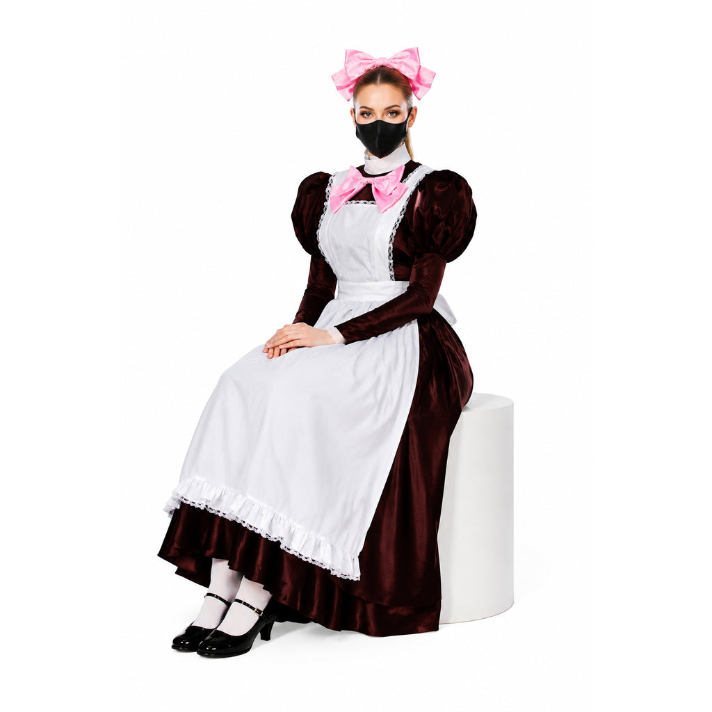 braunes Baumwollkleid G594