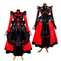 rotes, dünnes PVC-Kleid G634