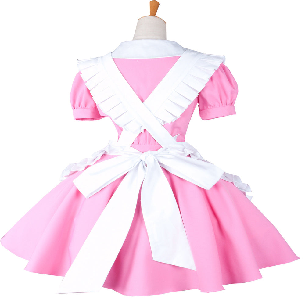 rosa Baumwollkleid G760