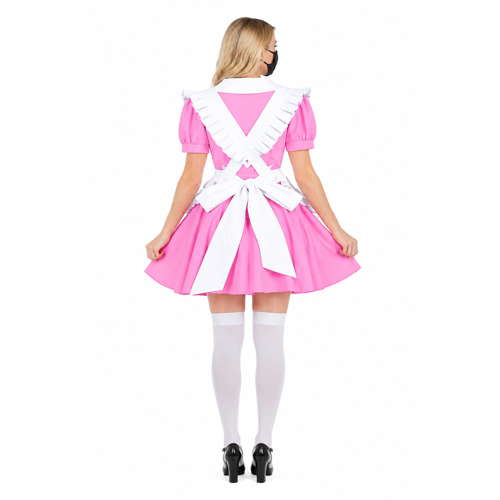rosa Baumwollkleid G760