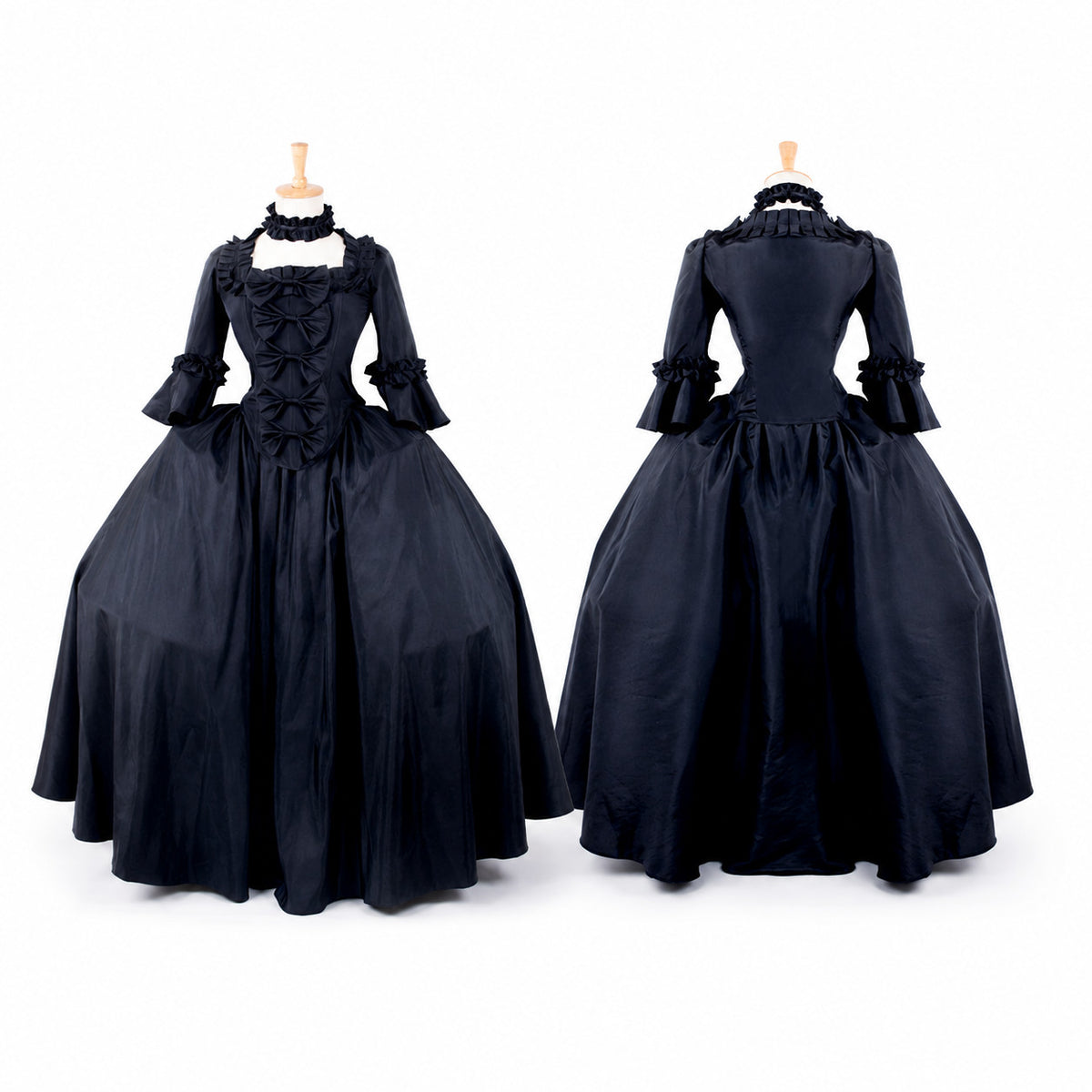 Black Gothic Sissy Maid Dress G786