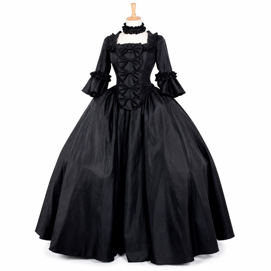 Black Gothic Sissy Maid Dress G786